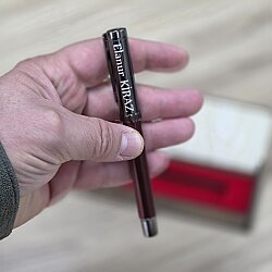 Kişiye Özel Bordo Metal Roller Kalem – Ahşap Kutulu - 4