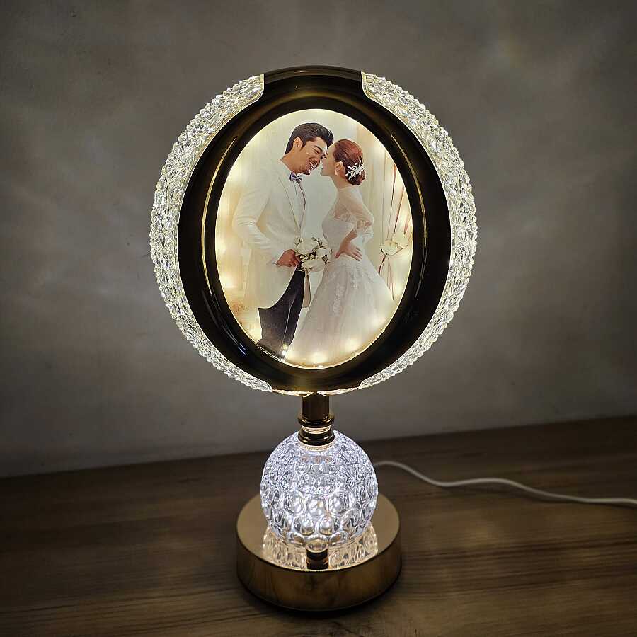 Kişiye Özel Fotoğraflı Kristal Görünümlü Gece Lambası - 1