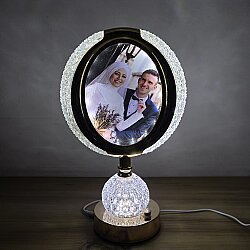 Kişiye Özel Fotoğraflı Kristal Görünümlü Gece Lambası - 3