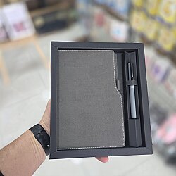 Kişiye Özel VIP Defter ve Metal Roller Kalem Seti - 3