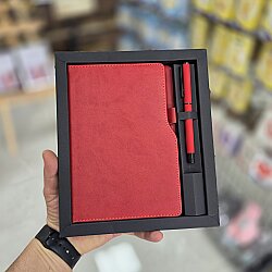Kişiye Özel VIP Defter ve Metal Roller Kalem Seti - 4