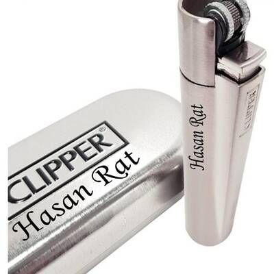 Kişiye Özel Clipper İsimli Çakmak