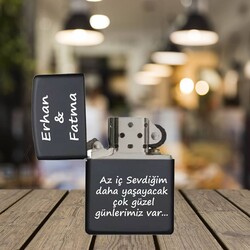 HediyecinHeryerde - İsimli ve Yazılı Zippo Çakmak