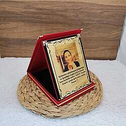 Kişiye Özel Resimli Yazılı Plaket - 2
