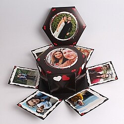 Kişiye Özel Resimli Kapak Fotoğraflı Patlayan Kutu - 2