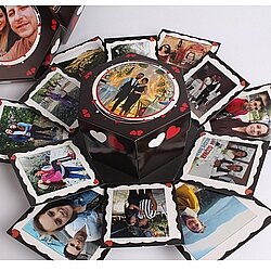 Kişiye Özel Resimli Kapak Fotoğraflı Patlayan Kutu - 3