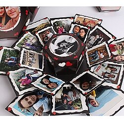 Kişiye Özel Resimli Kapak Fotoğraflı Patlayan Kutu - 4