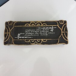 Kişiye Özel Eskitme Hediye Kutusu Ahşap Zippo Çakmak Kaplan Gözü Tesbih Kombin Kutusu - 2