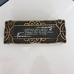 Kişiye Özel Eskitme Hediye Kutusu Ahşap Zippo Çakmak Beyrut Damla Kokulu Tesbih Kombin Kutusu - 2